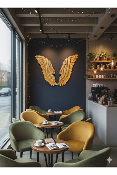 seasons box Luxury Golden Wings Wall Art - Modern Wall Decor