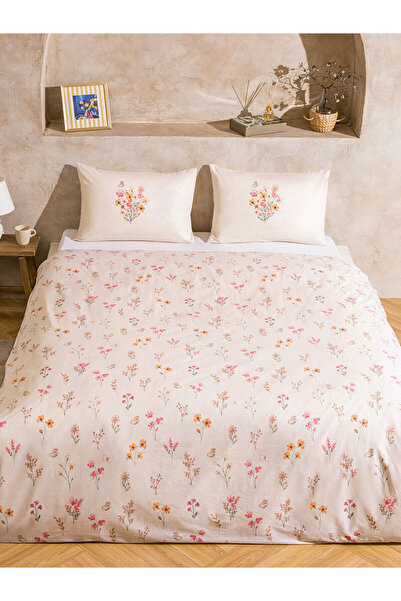 LC Waikiki Комбінований бавовняний двоспальний комплект постільної білизни