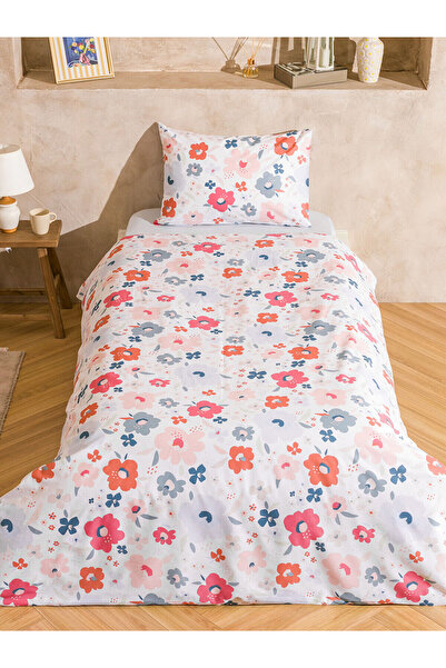 LC Waikiki Karişik Çiçek Baskılı Tek Kişilik Nevresim Takımı