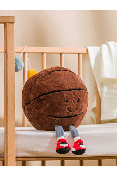 LC Waikiki Mixed Basketball Ball Figured Plush Baby Pillow 24 cm