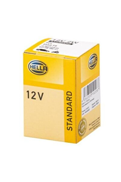 Hella Bec Auto Incandescent 12V 2W BA7s, Model 8GP 002 066-121