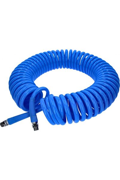 KS Tools Furtun Spiralat pentru Aer Comprimat 515.3340, Poliuretan, 10 mm x 15 m, Cuplă 3/8", Presi