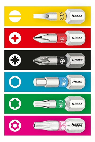 HAZET Screwdriver Bit Set HZ2200SC-2