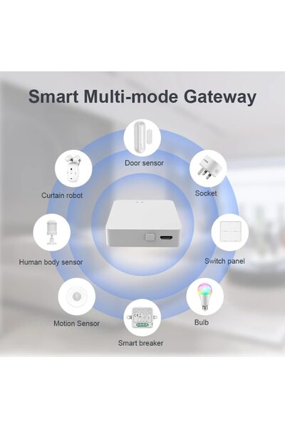 VU-TEK Hub Inteligent 3-in-1 Zigbee + Bluetooth + Wi-Fi, Wireless, Smart Home