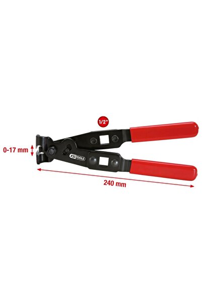 KS Tools Clește pentru Coliere, Lungime 240 mm