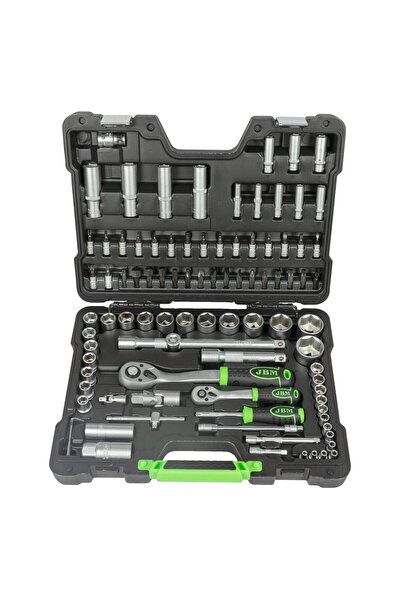 JBM Set de 94 Chei Tubulare Hexagonale Zincate - 54038