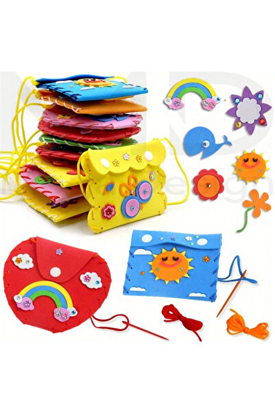 Mega Design مجموعة حقائب كروس كارتونية مكونة من 5 قطع - مُطور المهارات الحركي...