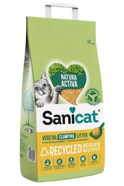 Sanicat Natura Activa Doğal Kedi Kumu 10lt