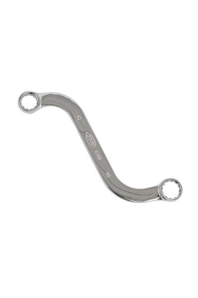 JBM Set of 6 S-shaped open-end wrenches, model 15160