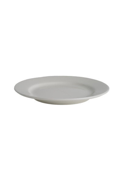 SQUALO Squalo - Round Serving Dish (Porcelain) with an Elegant and Contemporary Design - White 15.2X15.5X1.8 cm