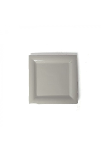 SQUALO Squalo - Elegant Square Serving Dish (Porcelain) with a Contemporary Design - White 3x27x27 cm