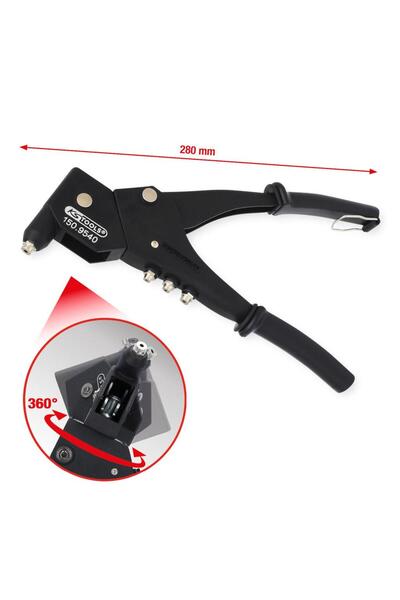 KS Tools Clește manual pentru nituri, lungime 280 mm