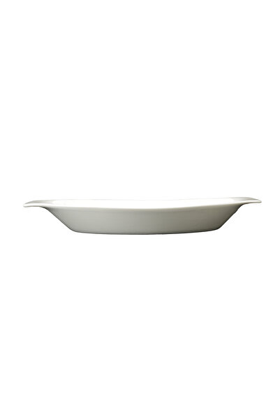 SQUALO Squalo - Elegant Boat-Shaped Porcelain Serving Dish, White - 4x31x16.7 cm