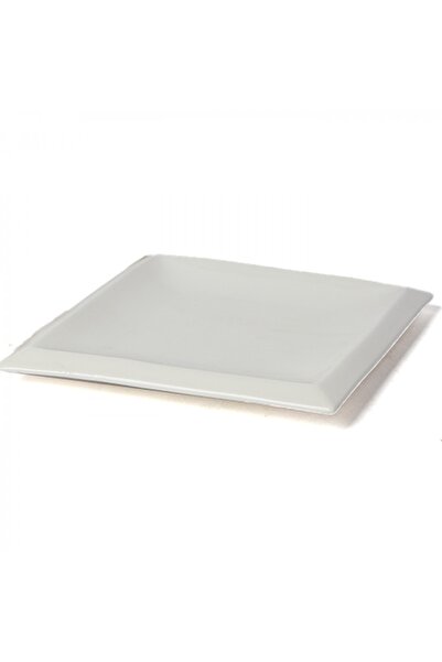 SQUALO Squalo - Elegant Square Serving Dish (Porcelain) with a Contemporary Design - White 2x19x19 cm