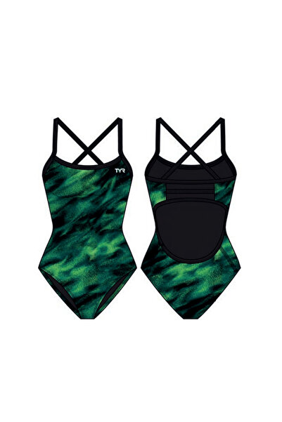 TYR Durafast Elite ®   Tf Women's Swimsuit - Soren (Green)