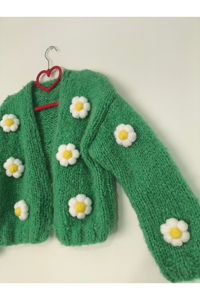 hobilanka Women's Rose Motif Cardigan