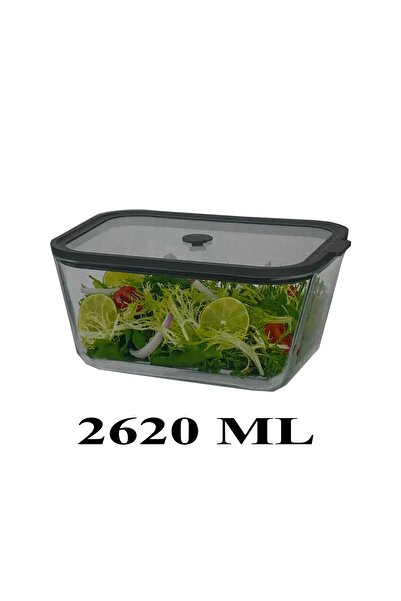 Altabi Leak-Proof Glass Lid Storage Container 2620 ml – Set of 2