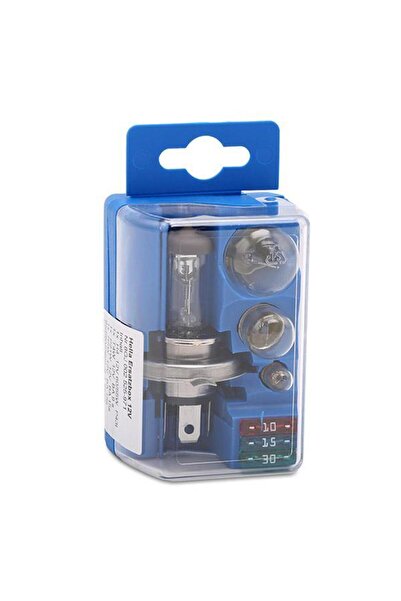 Hella Set de becuri auto H4, P21W, PY21W, P1/5W, R5W, W5W și 3 siguranțe - 8G...