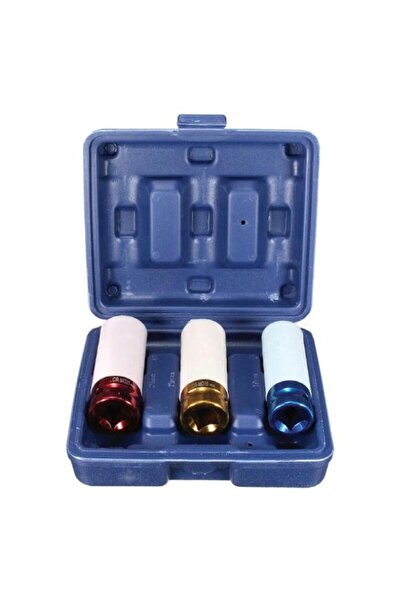 Garage Meister Set de 3 Chei Tubulare pentru Jante din Aliaj GM4262K, Dimensiuni: 17mm, 19mm, 21mm