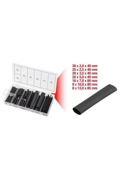 KS Tools Set de 127 de furtunuri retractabile, dimensiuni variate de la 2,0x4...