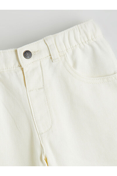 LC Waikiki LCW KidsEkru Beli Lastikli Erkek Çocuk Pantolon