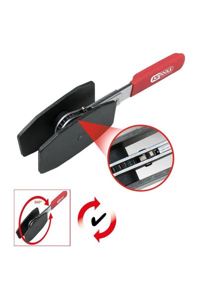 KS Tools Ratchet reset device for brake pistons with direction change function