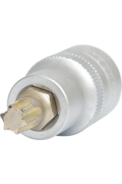 KS Tools Cap cheie tubulară torx T45 911.1366, antrenor pătrat 1/2 inch, lungime 55 mm, oțel crom