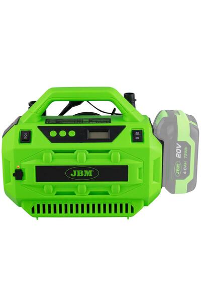 JBM Air Compressor 60003, 12V Power Supply for Car Socket or 20V Battery, Maximum Pressure 1
