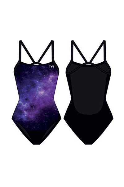 TYR Durafast Elite ®   Cf Girls' Swimsuit - Starborne (Purple)