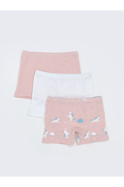 LC Waikiki Boxeri pentru fete imprimate LCW Kids 3 piese (W5)