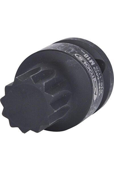 KS Tools Cap de clichet de forță, bit XZN M18, scurt, 1/2"