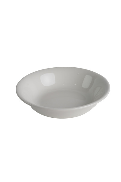 SQUALO Squalo - Deep Round Serving Dish (Porcelain) with an Elegant and Contemporary Design - White 18.2X18.2X4 cm