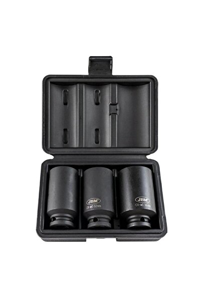 JBM 3-Piece 1/2" XZN Profile Impact Socket Set, Model 52694
