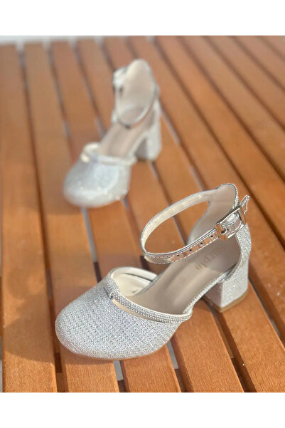 Surpie Shoes Children's Low Heel Shoes, Children's Evening Dress Heel Shoes