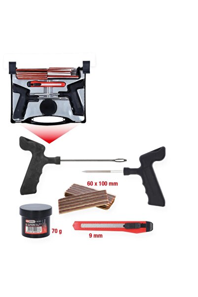 KS Tools Set de vulcanizare anvelope auto, 5 piese, fire de 100 mm
