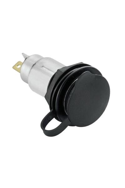 Lampa Car cigarette lighter socket LAM39061, standard 22 mm plug, console mounting, cover