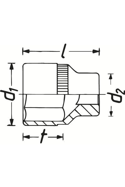HAZET HAZET Tubular Wrench, Model HZ850-6