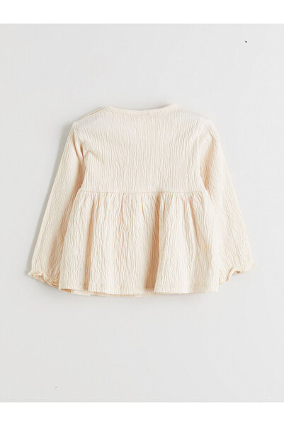 LC Waikiki Peak New Season Crew Neck Bow Detail Baby Girl Blouse and Pants