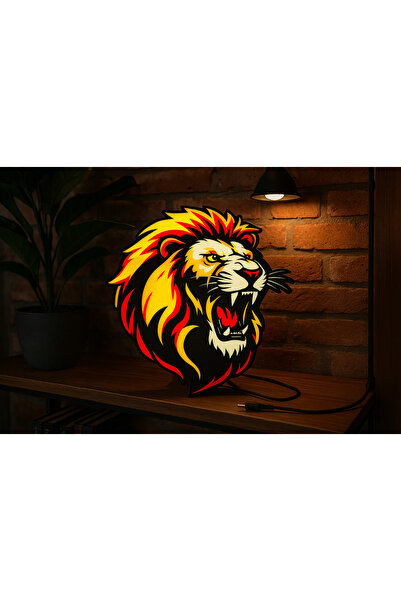 3dlab KÜKREYEN ASLAN LED LİGHT BOX – MODERN DEKORATİF AYDINLATMA