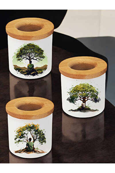 lili hediyelik Suport pentru stilouri de masă cu 3 compartimente cu imprimeu ...