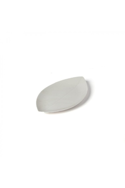 SQUALO Squalo - Elegant Boat-Shaped Oval Porcelain Serving Dish with Contemporary Design - White 3x23x14 cm