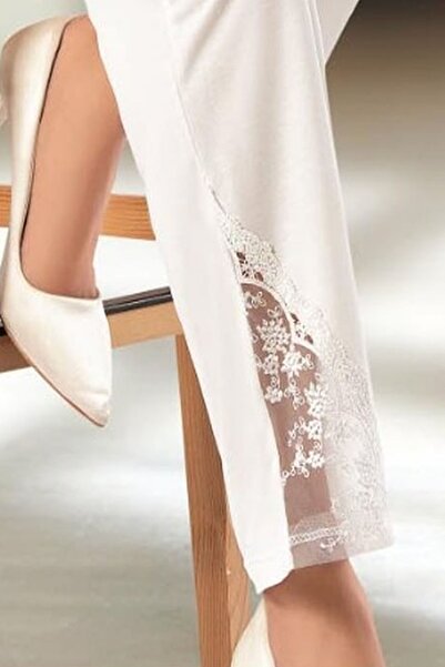 Xses 2020 Women Ecru Long Sleeve Pajama Set