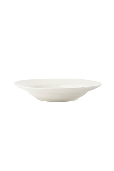 SQUALO Squalo - Round Serving Dish (Porcelain) with an Elegant and Contemporary Design - White 17.5X17.5X3.3 cm