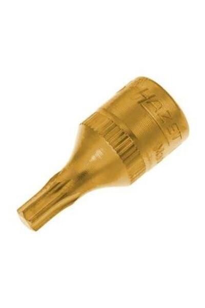 HAZET Torx socket wrench T25, length 28 mm, 1/4 inch square drive, chrome vanadium steel