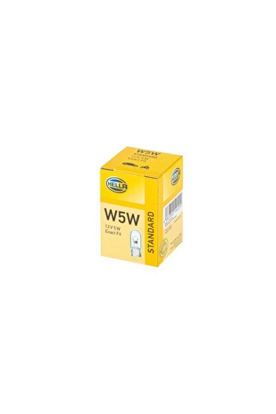 Hella Bec Auto STANDARD pentru Iluminare Număr de Înmatriculare, 12V, 5W, Soclu W5W, Conector W2.1