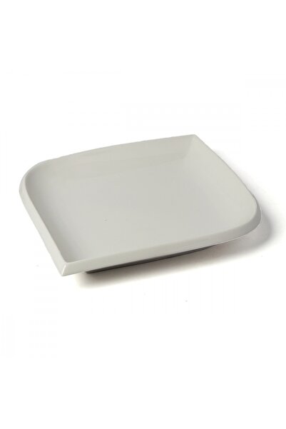 SQUALO Squalo - Elegant Teardrop-Shaped Porcelain Dish with Contemporary Design - White 4.3x30x30 cm