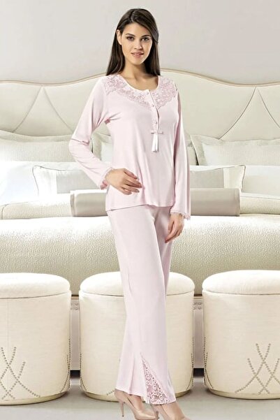 Xses 2020 Women's Powder Long Sleeve Pajama Set