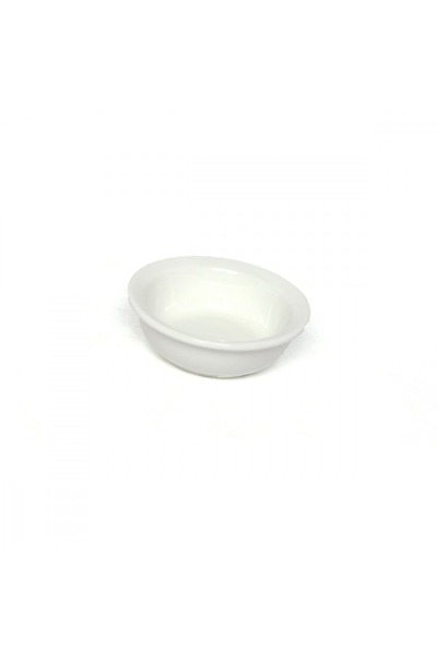 SQUALO Squalo - Round Porcelain Dish with an Elegant and Modern Design - White 2.6x8.5x8.5 cm