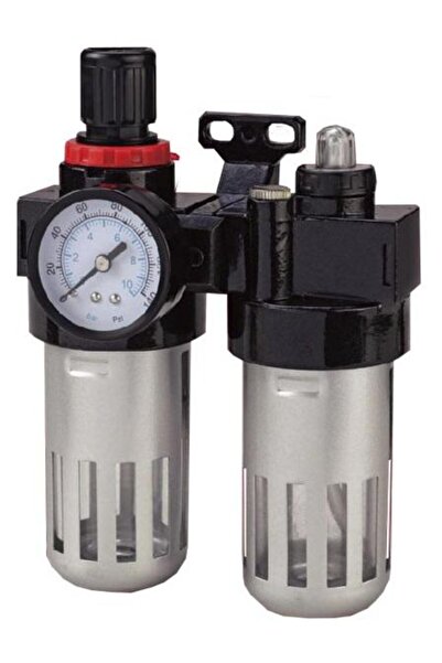 Garage Meister Filtru de Aer cu Regulator și Lubrifiant pentru Compresoare, Cuplaj 1/2 inch - GM530