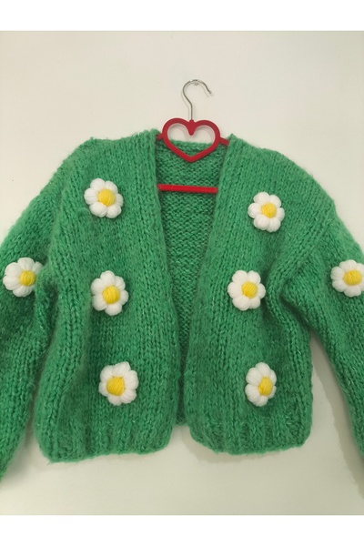 hobilanka Women's Rose Motif Cardigan